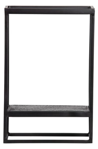 Raft negru din metal Febe – WOOOD