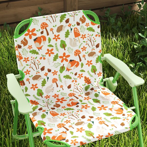 AIYAPLAY Set de Mobilier de Grădină din 4 Piese cu Masă, Scaune și Umbrelă de Soare Reglabilă, 50xΦ49,5 cm, Verde | Aosom Romania