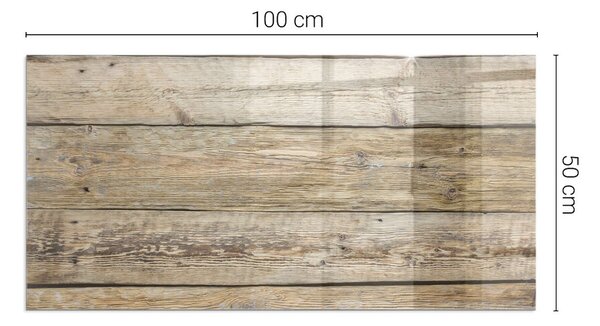 Placă de sticlă dreptunghiulară șemineu Plăci în stil natural