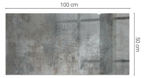 Placă dreptunghiulară din sticlă pentru șemineu Model de structură brută