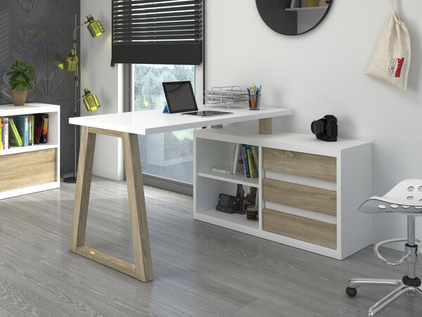 Masă PC de colț. Promo -21%. 1053437
