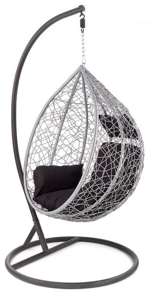 Fotoliu suspendat Edie (Negru + Gri). 1048850