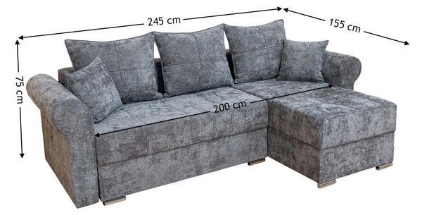 Coltar Extensibil Elsa XXS Bonell Gri - Kim 15 Interschimbabil