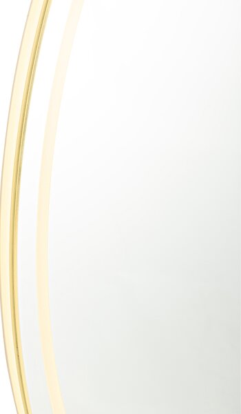 Oglinda de baie moderna 60 cm cu LED si dimmer tactil - Sebas