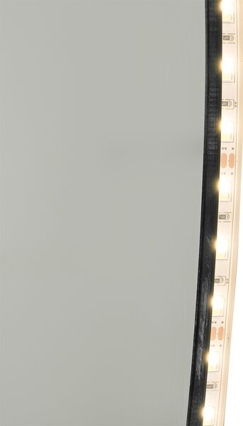 Oglindă de baie 80 cm cu LED, cu 3 trepte de intensitate și senzor tactil - Biba