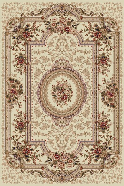 Covor Clasic, Lotos 571, Crem, Diverse Dimensiuni, 1800 gr mp