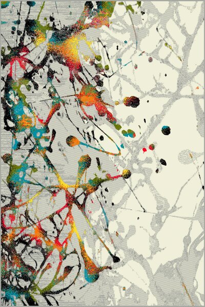Covor Modern, Kolibri Abstract, 11187, Multicolor, Diverse Dimensiuni, 2200 gr mp