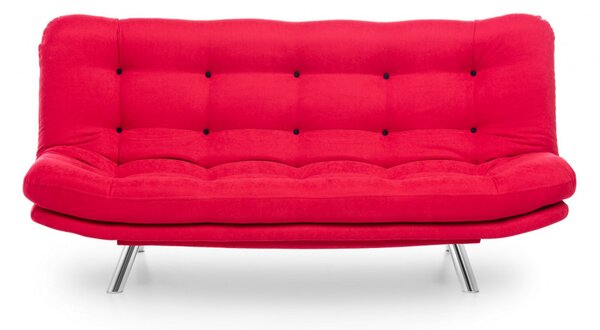 Canapea Extensibila, 3 Locuri Misa Sofabed Rosu