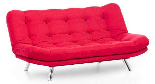 Canapea Extensibila, 3 Locuri Misa Sofabed Rosu