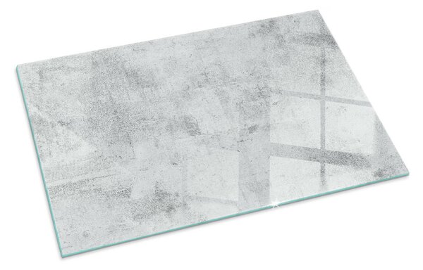 Sticlă dreptunghiulară sub sobă Textură de beton într-un stil brut