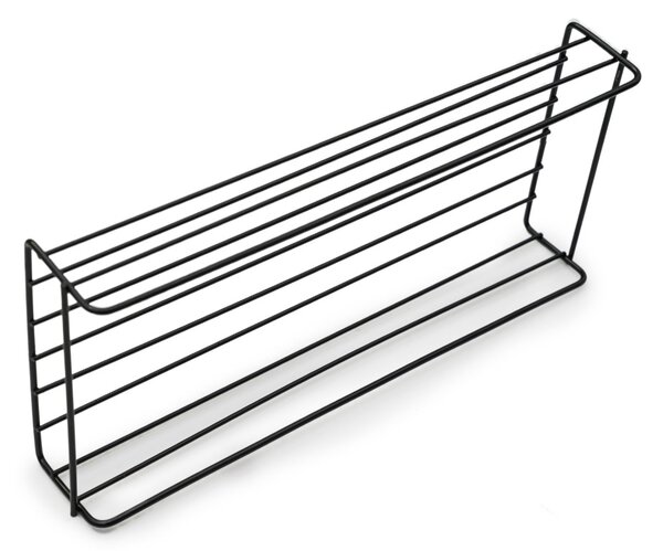 Polita de baie fara gaurire VIENTO, neagra