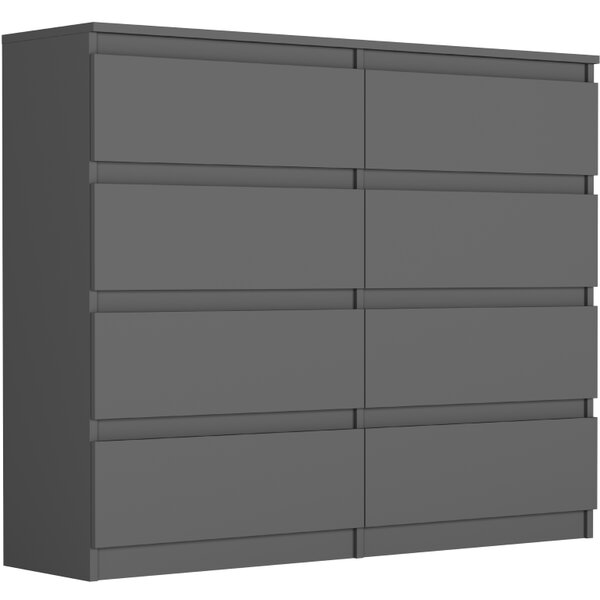 Comoda cu 8 sertare R-120-S8 - diferite variante de culoare sonoma
