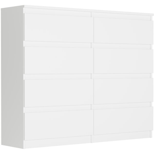 Comoda cu 8 sertare R-120-S8 - diferite variante de culoare sonoma