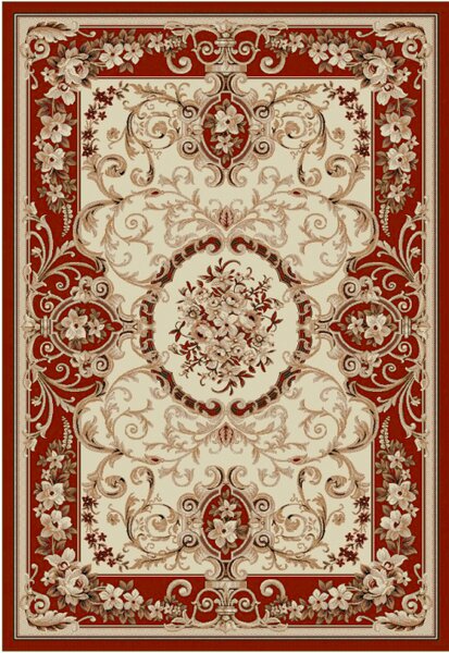 Covor Clasic, Lotos 519, Grena, Diverse Dimensiuni, 1800 gr mp
