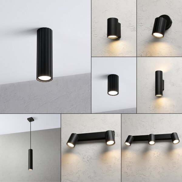 Brilagi - Spot CRISPINA 1xGU10/10W/230V, 20 cm, negru