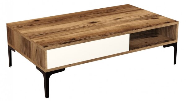 Masuta de Cafea Istanbul - Walnut, Crem