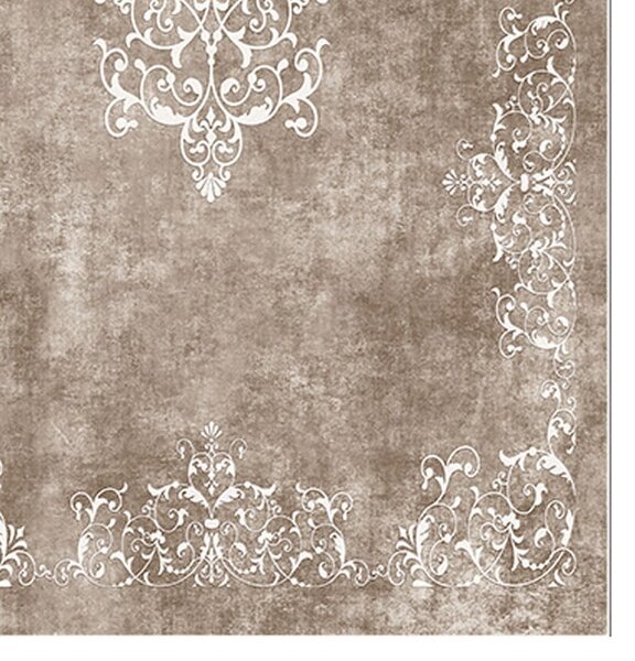 Covorașe de baie gri/taupe 2 buc. 60x100 cm – Foutastic