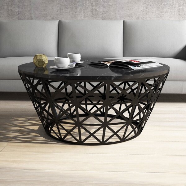 Masuta de Cafea Stil - Negru Marble