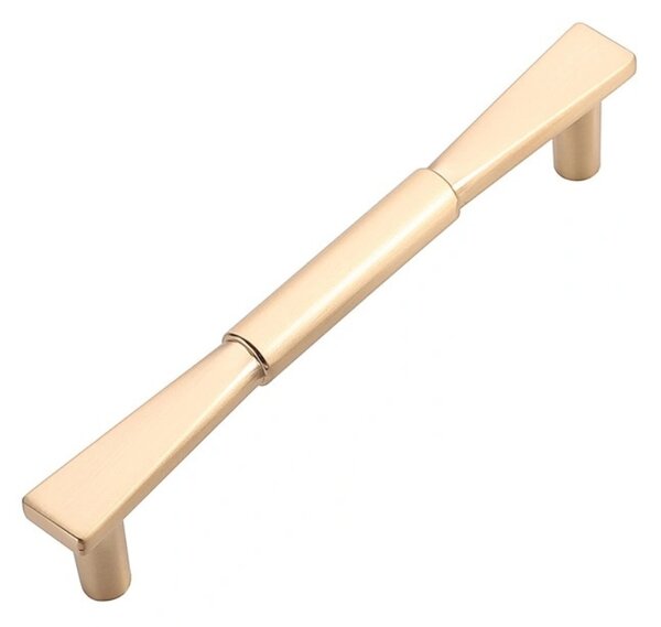 Maner mobila FIRENZE 128 mm, brushed gold