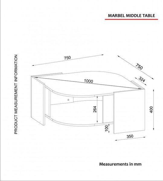 Masuta de Cafea Marbel