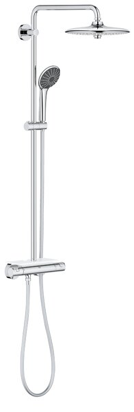 Grohe Vitalio Joy set de duș perete cu termostat cu duș de ploaie crom 26403001