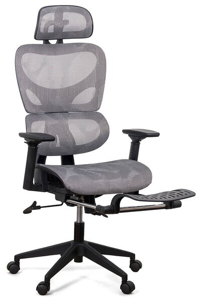 Scaun ergonomic multifunctional cu brate reglabile SYYT 9508 gri