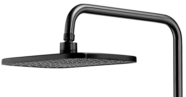 Coloana de dus cu termostat REA ROB Black