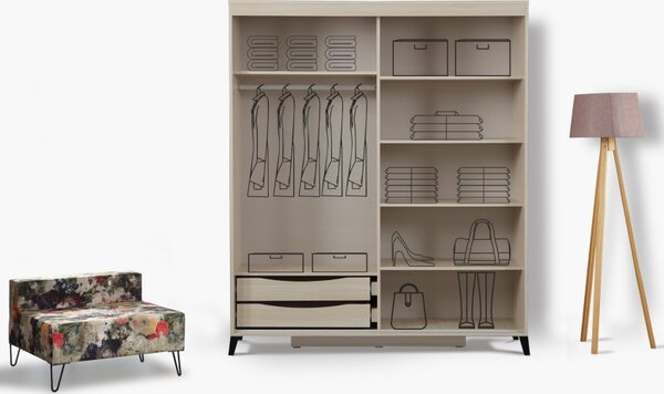 Dulap Pasific Home Fuga - 150 Meşe Dolap