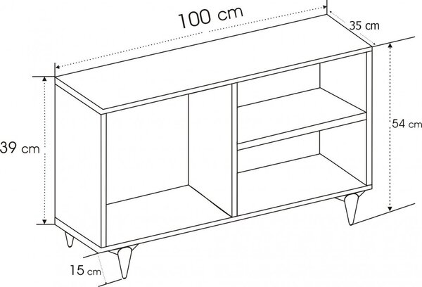 Comoda TV Zisino - Pine