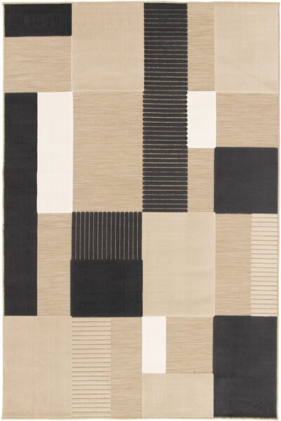 Covor Belgian, Rio 24501, Bej Negru, 160x230 cm