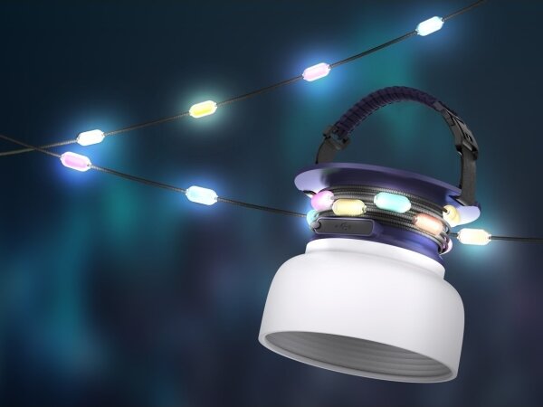 Lampă LED RGB solară portabilă reîncărcabilă LED/10W/5V 3600 mAh IP65