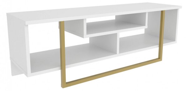 Comoda TV Asal 120 - Gold, Alb