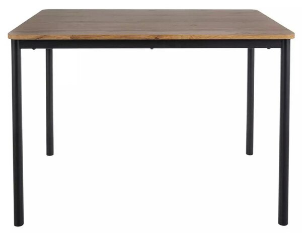 Masa CITY, stejar artisan/negru, 150x75x77 cm