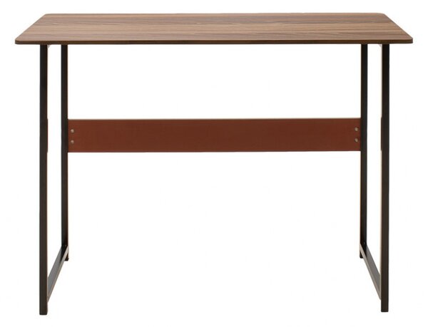 Birou Fulk Walnut - Negru 100x48x72 cm