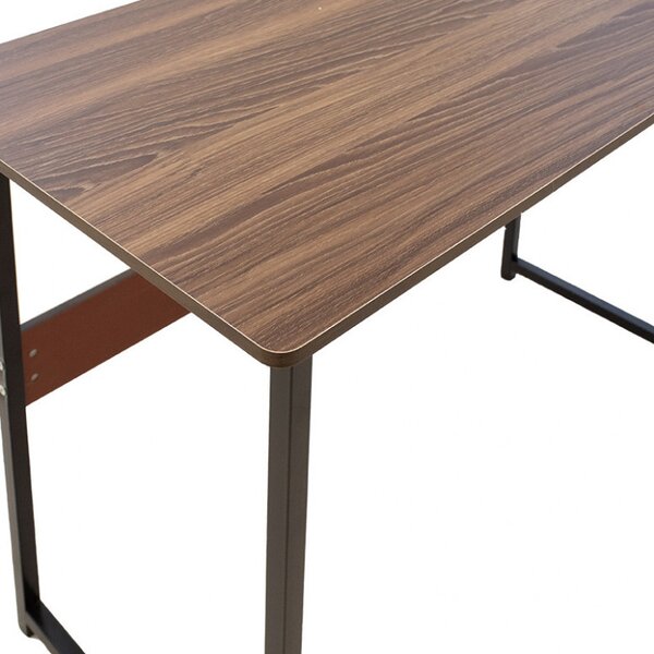 Birou Fulk Walnut - Negru 100x48x72 cm