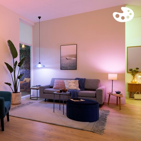 Set de 3 becuri LED RGB dimabile Philips SMART A60 E27/8,8W/230V 2200-6500K