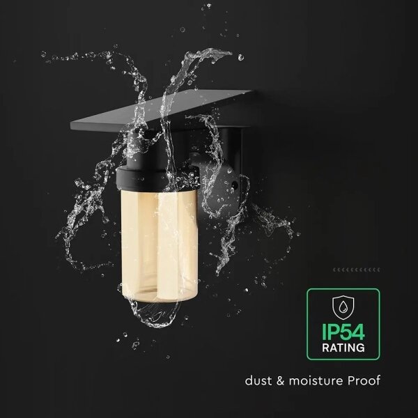 Lampă de perete LED Sol LED/3,7V 2700/3200/5000K IP54 1800 mAh negru/bej fumuriu + telecomandă