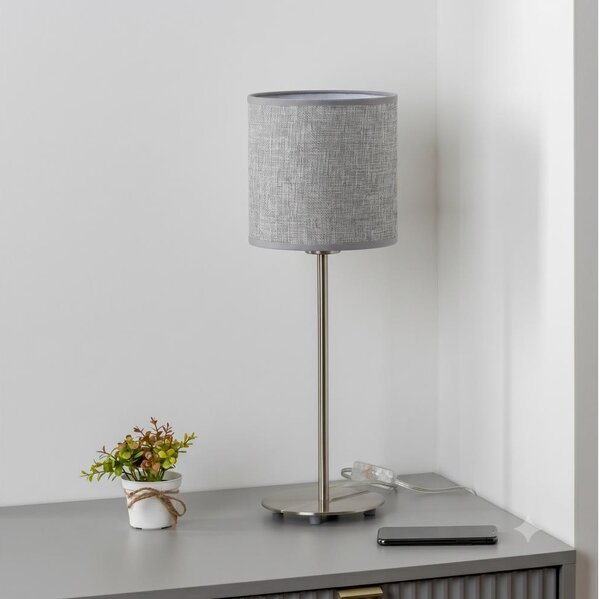 Brilagi - Lampă de masă LED NUBILA 1xE27/60W/230V, gri