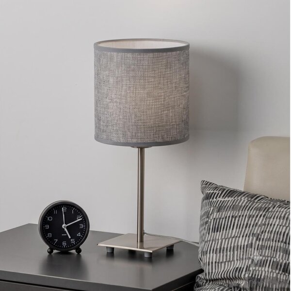Brilagi - Lampă de masă LED NUBILA 1xE27/60W/230V gri