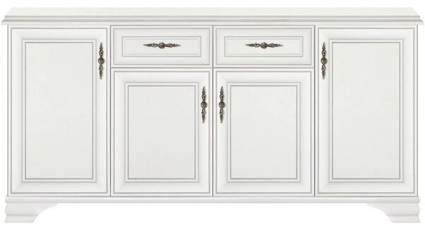 Comoda IDENTO, alb, PAL/MDF, 184x44.5x90.5 cm