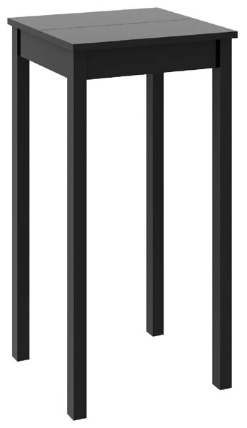 Masă de bar din MDF, negru, 55 x 55 x 107 cm