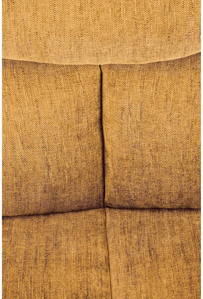 Scaun pentru living rotativ K495, galben/negru, stofa clasica/metal, 6