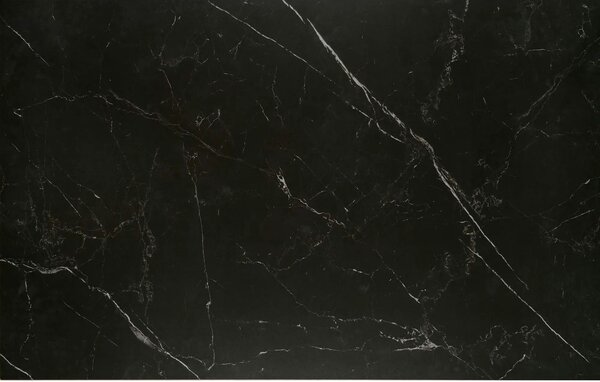 Masa blat ceramica/metal VITORINO, negru, 160/220x90x75 cm
