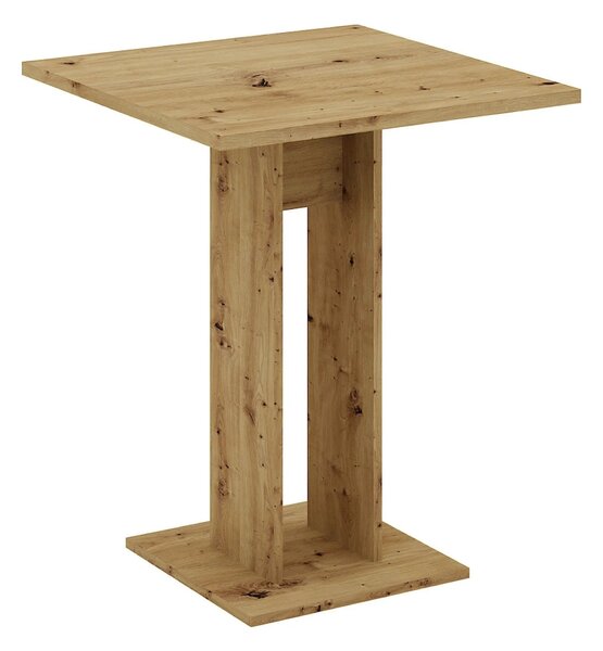 Masa EVERET, stejar artisan, DTD laminat, 68x68x78 cm
