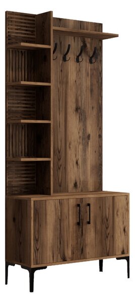 Cuier pentru Hol Viyana D - Walnut