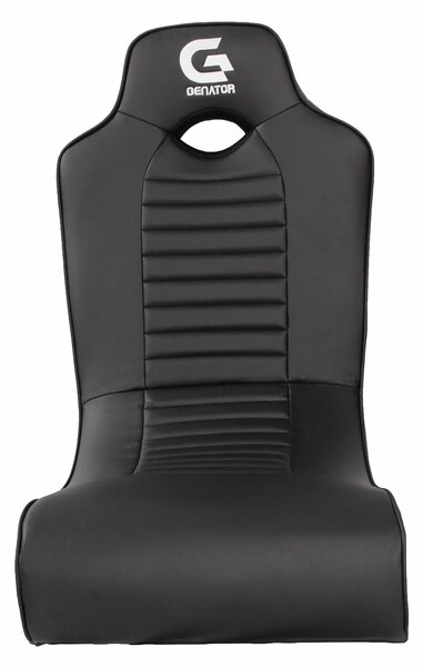 Fotoliu gaming, design ergonomic, spatar rabatabil, material PU, Negru