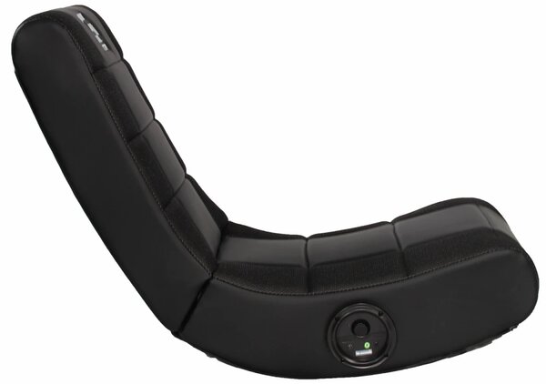 Fotoliu gaming, boxe încorporate, conectare Bluetooth, pliabil, PU/Mesh, Negru