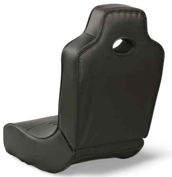 Fotoliu gaming, design ergonomic, spatar rabatabil, material PU, Negru