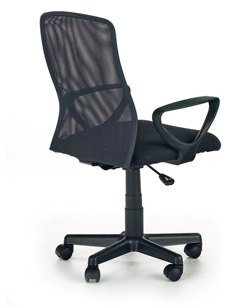 Scaun de birou ALEX, negru/gri, stofa mesh, 57x56x87/99 cm