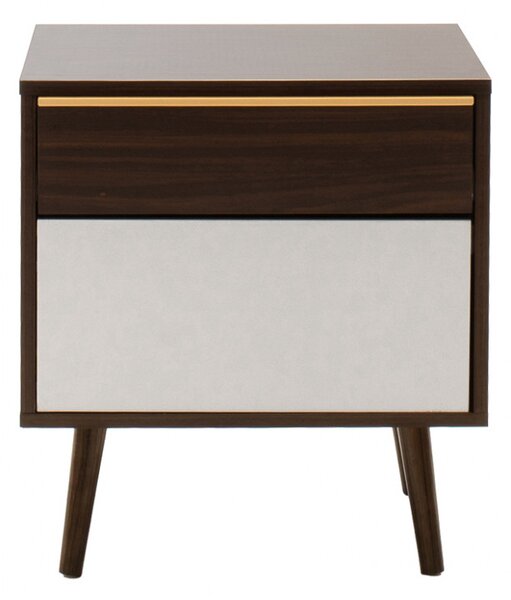 Noptiera Nastia Dark Walnut 48x39x53 cm